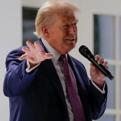 Трамп на финале NBA