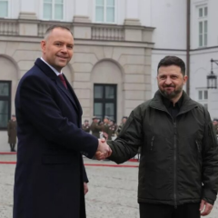 Зеленський та Навроцький у Варшаві