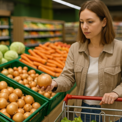 Цибуля знижена в ціні на 68%