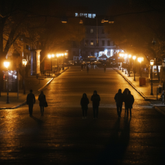 Знижена яскравість вуличного освітлення Києва