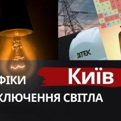 Графіки відключення світла в Києві
