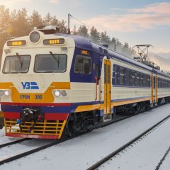 Зміна колій на станціях електрички
