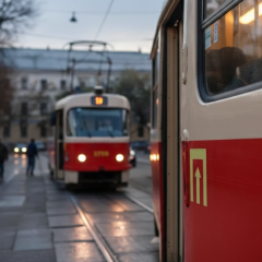 Авария трамваев в Киеве