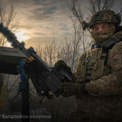 Бойцы ПвК 'Юг' празднуют Новый год