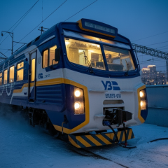 New electric train of Ukrzaliznytsia