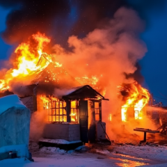 Explosion of a gas cylinder in Cherkasy region