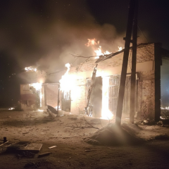 Атака беспилотников на больницу