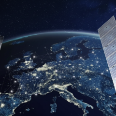 Зниження орбіти супутників Starlink