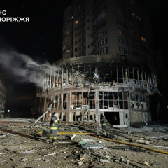 Drone attack on Zaporizhzhia