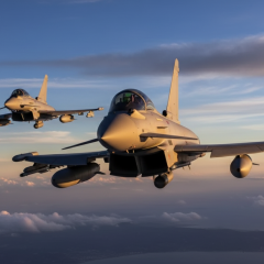 Румынские F-16 из-за российских дронов