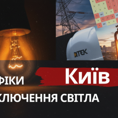 Графіки відключень світла в Києві
