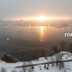 Сильний сніг та хуртовина в Україні