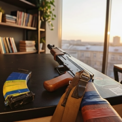 Паніка в супермаркеті через муляж