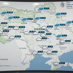 Сніг та мороз в Україні