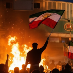 Протест проти Ірану та Росії