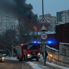 Пожежа у приватному будинку в Києві