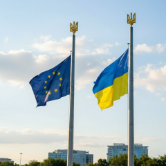Изображение ЕС и Украины: поэтапное членство