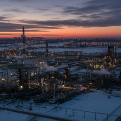 Графік статистики Російської нафтогалузі за 2025 рік