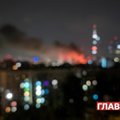 Ночная атака дронов и ракет