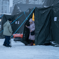 Восстановление отопления для 1600 домов в Киеве