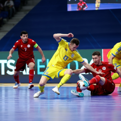 Сборная Украины по футзалу против Литвы