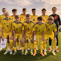 Сборная Украины U-16 победила Чехию 3:1