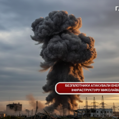 Атака дронов на юге Украины