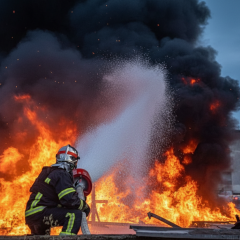 Відбитки рук під час вибуху