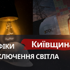 Графіки відключень електроенергії на Київщині 2 лютого