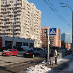 Современные бесбарьерные переходы в Киеве