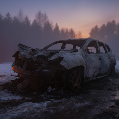 Дрон атакує евакуаційний автомобіль у Бериславі