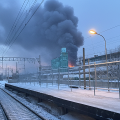 СБУ атаковала завод топлива для ракет Х-55: пожар на химическом объекте