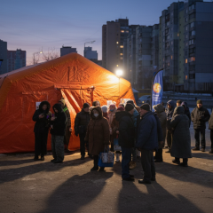 Київ - відновлення тепла та допомога