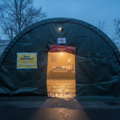 Нічний міст у Одещині без світла
