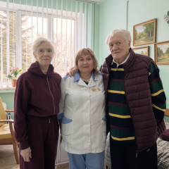 Дружина Юрія Рибчинського допомагає відновлюватися після інсульту у Дрогобичі