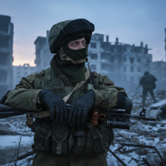 Карта с отображением победы Украины