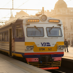 Мапа маршрутів Kyiv City Express через Дніпро