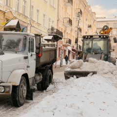 Контроль за прибиранням снігу в Києві