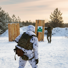 Карта боевых действий на фронте