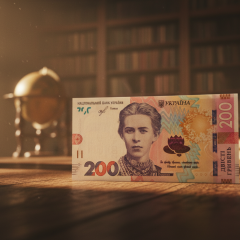Нові 200 гривень з патріотичним гаслом