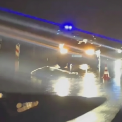 Car accident at pedestrian crossing in Lviv district