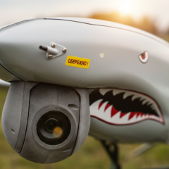 Украинский дрон Shark на съемках