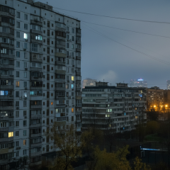 Многоквартирный дом без света