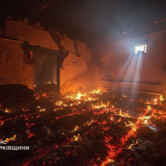 Devastation caused by Russian attack
