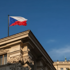Чешский премьер Бабиш на пресс-конференции