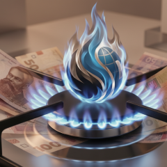 Графік цін на газ в березні 2026