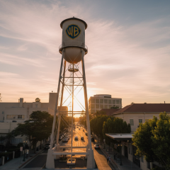 Логотипи Paramount Skydance та Warner Bros Discovery