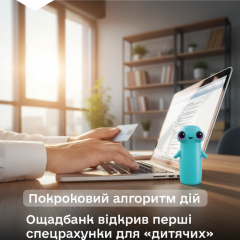 Счета для детских выплат в Ощадбанке