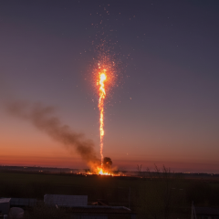 Збитий російський військовий вертоліт