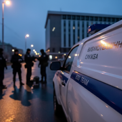 Explosion near residential building in Kharkiv